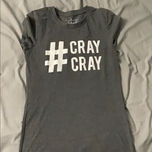 Grey #craycray shirt